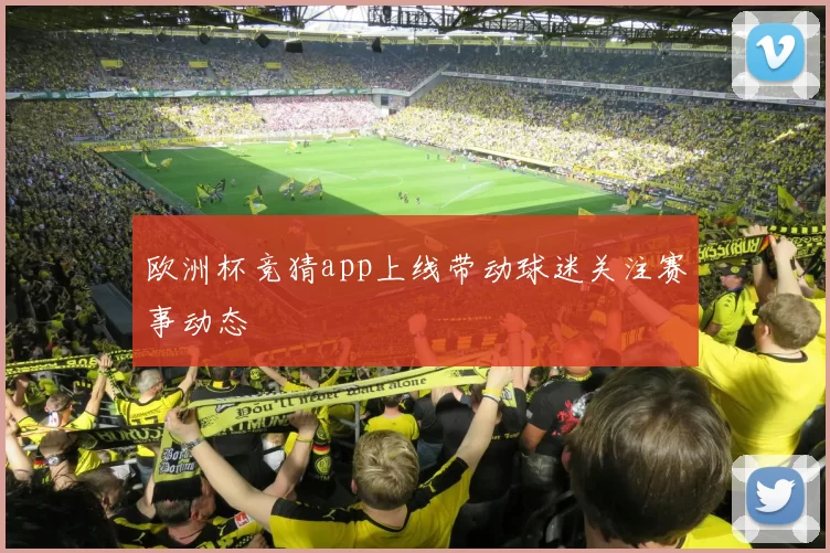 欧洲杯竞猜app上线带动球迷关注赛事动态